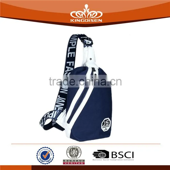 fashion zipper male sling cycling bag