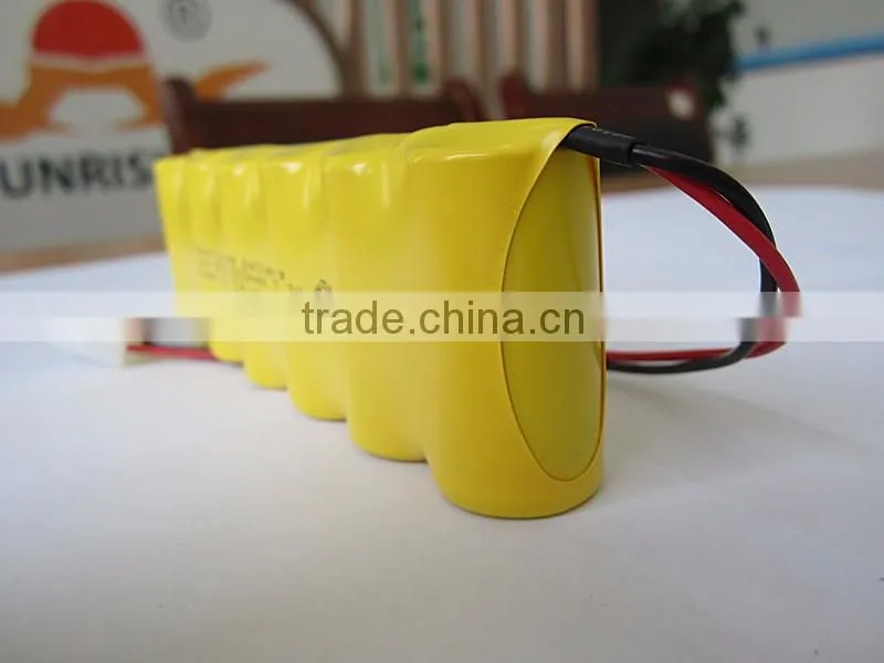 NiCd Rechargeable battery sc 7.2v 1300 ni cd battery pack /sc1300 nicd battery pack
