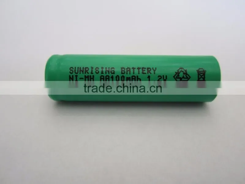 AA 100mAh 1.2 V Quanlity Rechargeable Battery NI-MH 1.2V Rechargeable 2A Battery Baterias Bateria