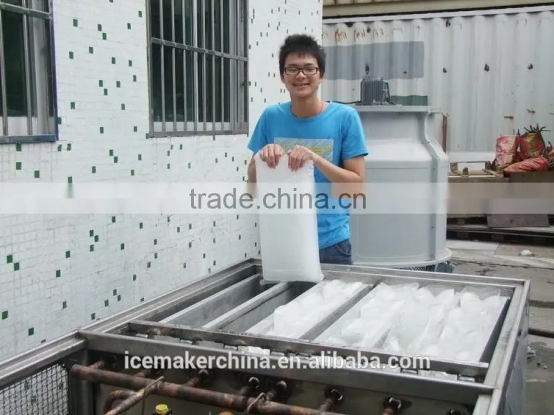 industrial edible bag ice making machine for food manufacturing companies in uae