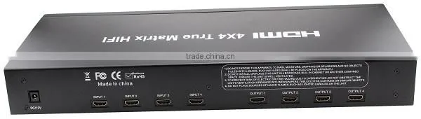 HDMI 4X4 True Matrix High definition Video (1080P)
