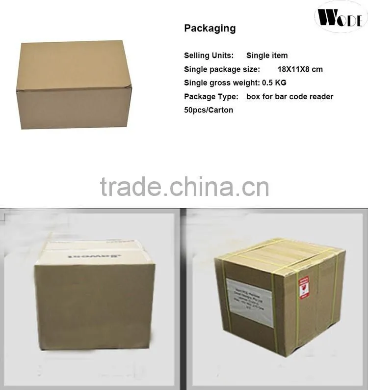 1D CCD type handheld scanner wireless(433MHz) barcode scanner