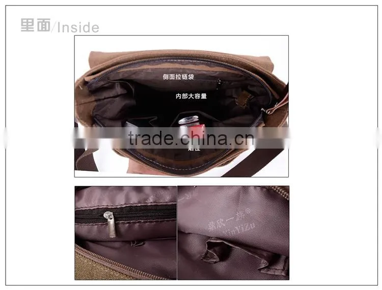 cool canvas men messenger bags, canvas shoulder bag popular design color