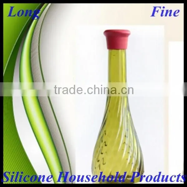 Multi-Color and Leak Proof Silicone Wine Caps