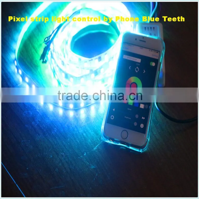 Programmable Dream Color rgb led strips SK6812/WS2812B 5050 RGB with Digital Built-in IC Bluetooth Smartphone APP Control LED