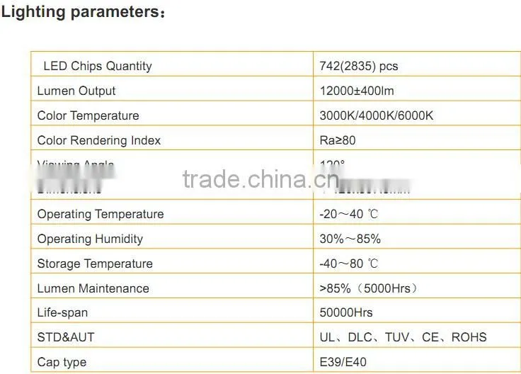 Shenzhen Dimmable LED Lamp 300 Degree LED Corn Light/LED Corn Bulb for Sales