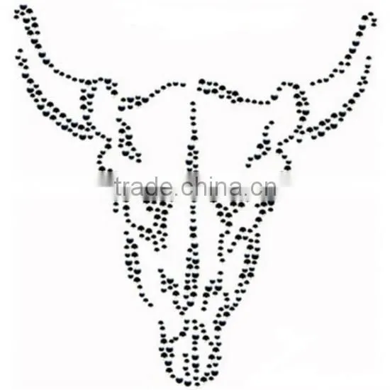 glitter and China AAA rhinestone transfer hot fix motifs