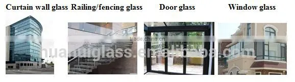 good quality 8mm colored toughened table top glass for dining table with Certificate EN12150,CE 2014