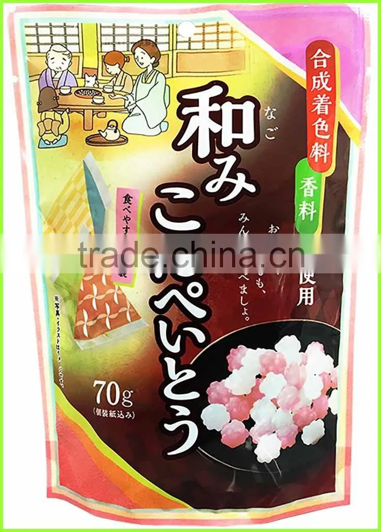Award-winning delicious sugar candies and sweets with star-like shape