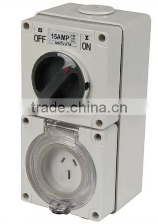 New IP66 Industrial Socket With Switch