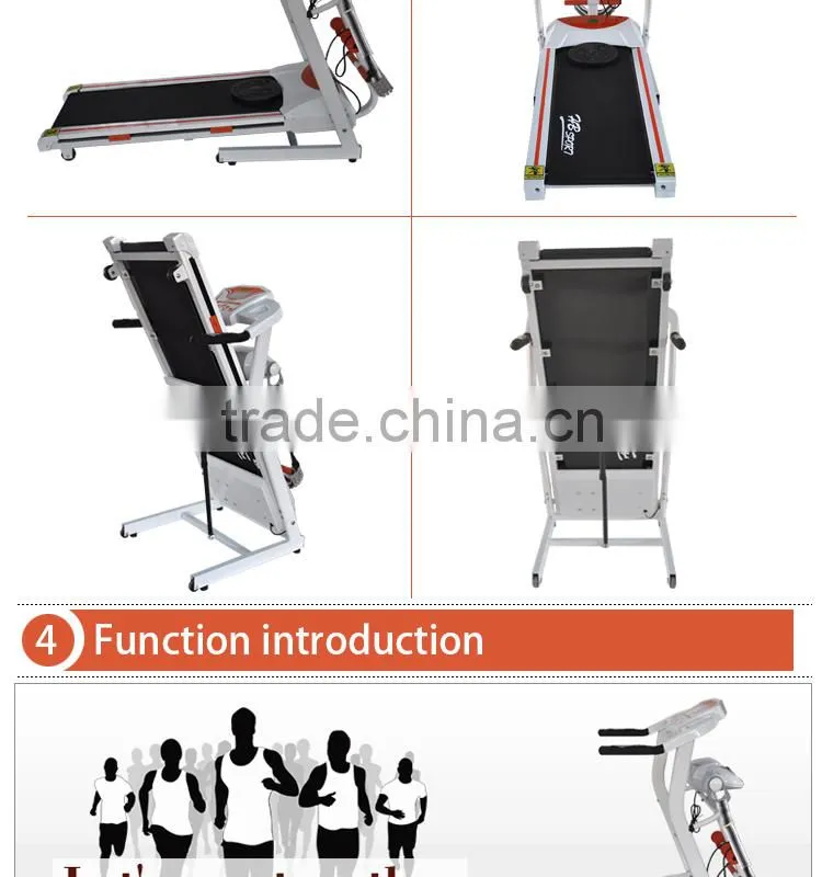 home treadmill with massage folding treadmill