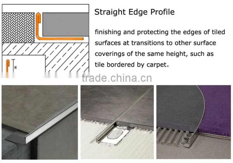 Stainless Steel Tile Profile