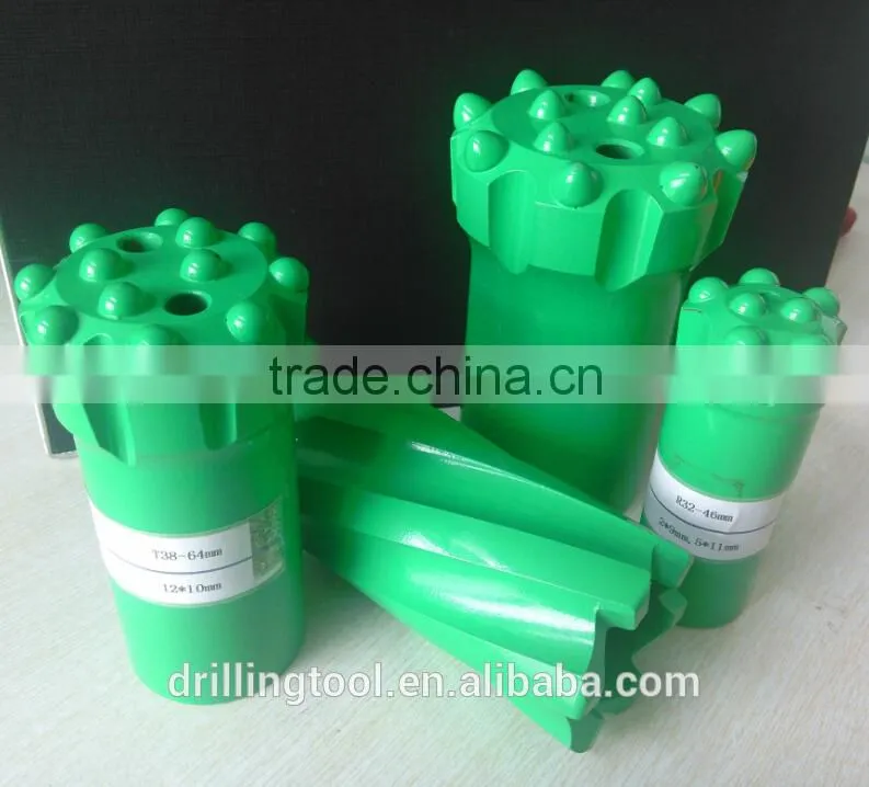 R22, R25, R28, R32, R35, R38, T38, T45, T51, T60 Rock Drilling Tools Threaded Button Bits