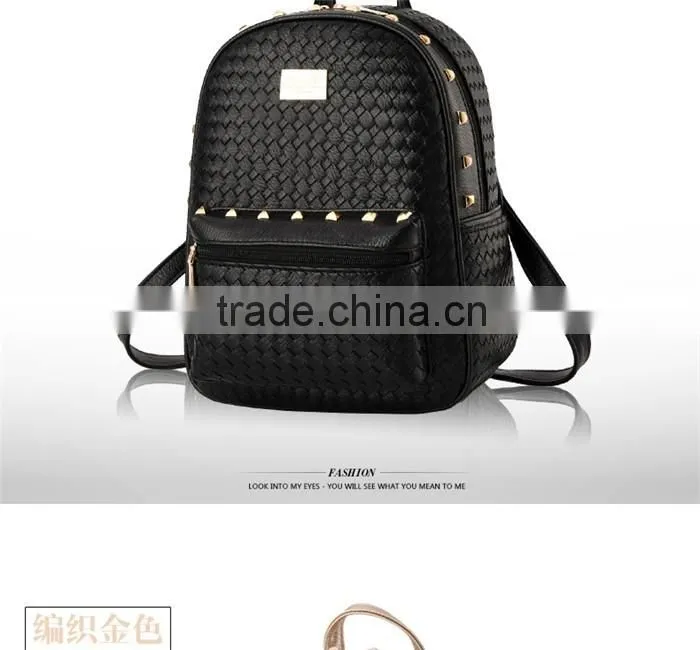 Korea style travel bag girls fashionable high school teenage backpack