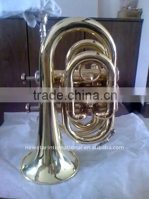 Gold lacquer Pocket trumpet