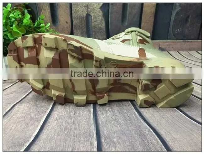 2016 new design fashionable military camouflage tactical boots
