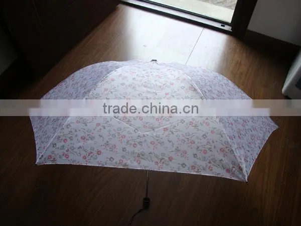 19" Pencil Folding Umbrellas Printed for Wemen