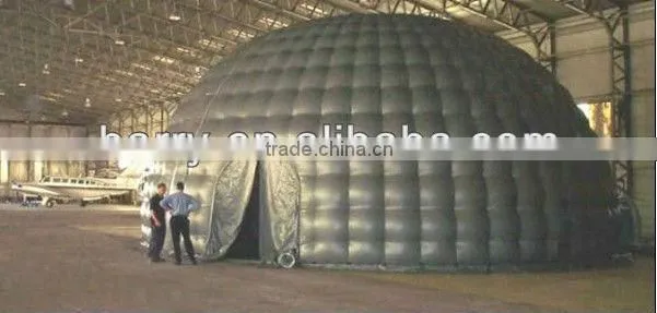 sphere inflatable trade show tent