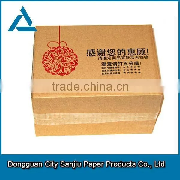 Accept Custom Order Glossy Lamination corrugated cardboard box