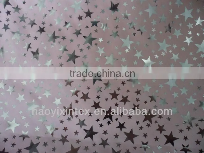 Silver printing fabric/ sliver pressed fabric