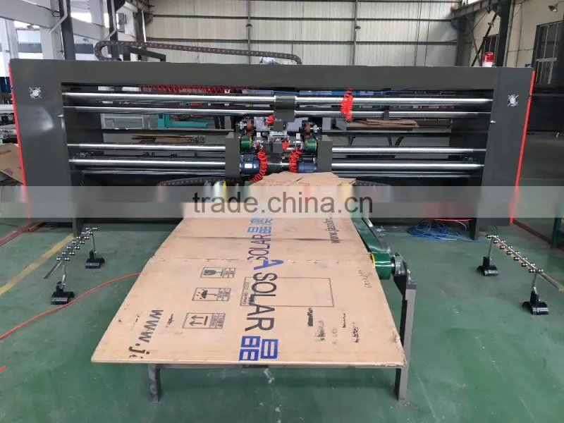 Double pieces automatic carton box stitching machine/corrugated cardboard stapler