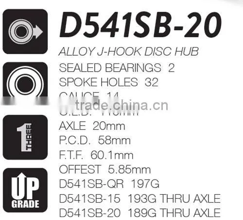 Red High Quality China 110mm Alloy Downhill Bike Wheel Front Hub With Quick Release