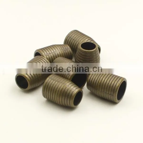 special design antique bronze cord end for decoration