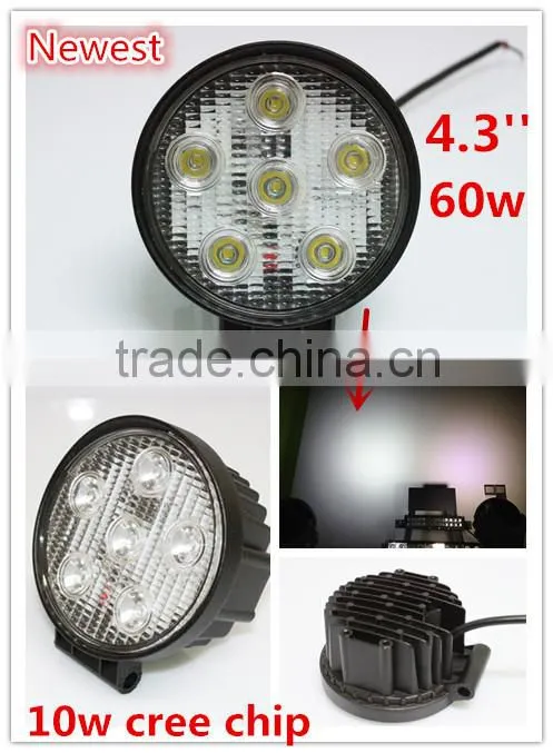 Upgrade 27w led work light,60w 4.3'' Cre.e tractor 27w led work light
