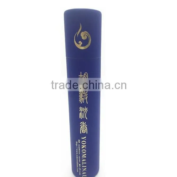 Custom cardboard round box matt lamination pen gift box