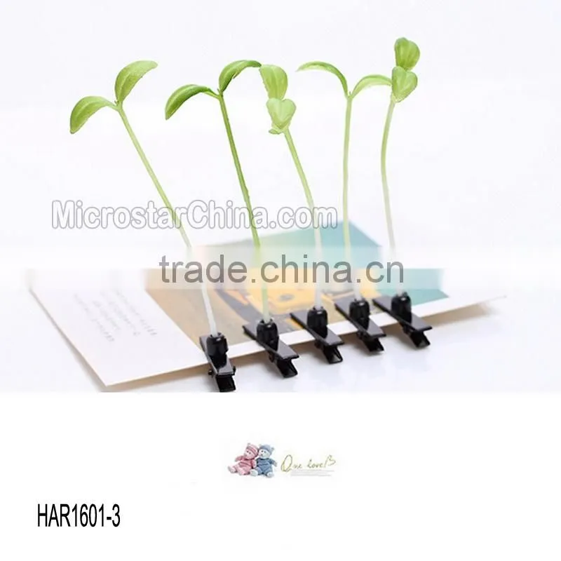 Plant grass head long grass hair clip flower sprouts flower hairpin