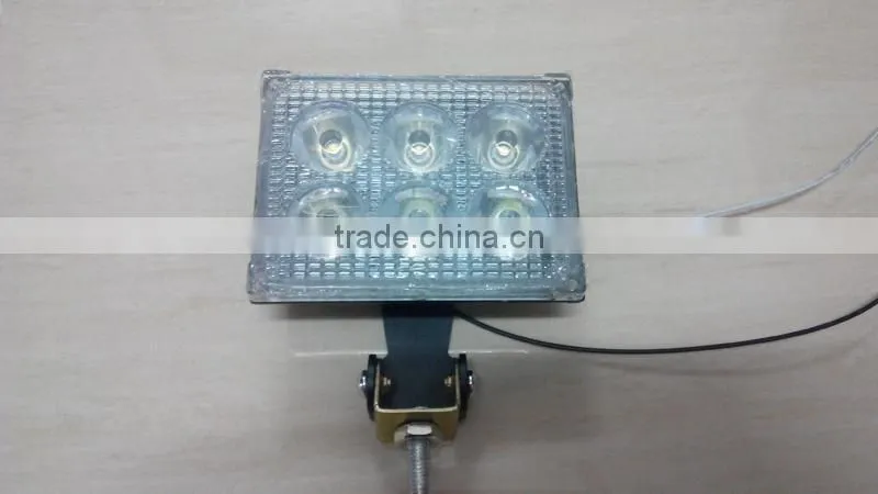 6w input voltage 12 to 80v Die cast Aluminum led working light bar housing cover
