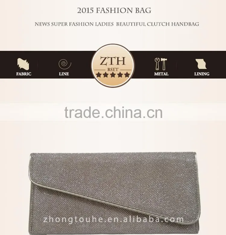 western style vogue wedding pvc envelop clutch bag