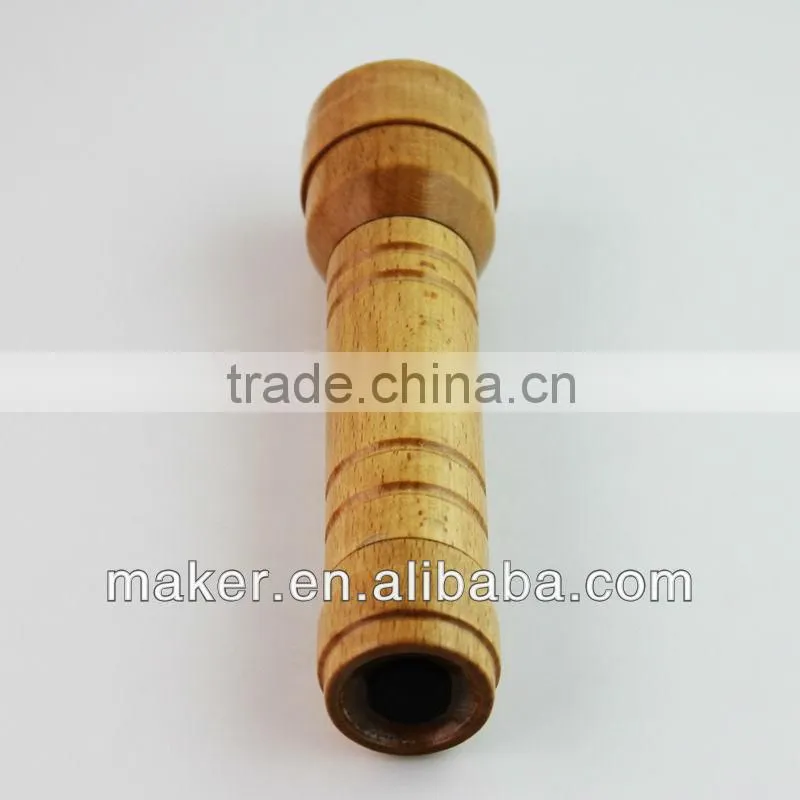 1W 2AA New Design Wooden Wood Flashlight