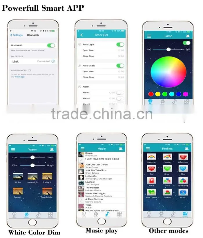 2016 New Desigh APP Bluetooth LED Ceiling Light 45W