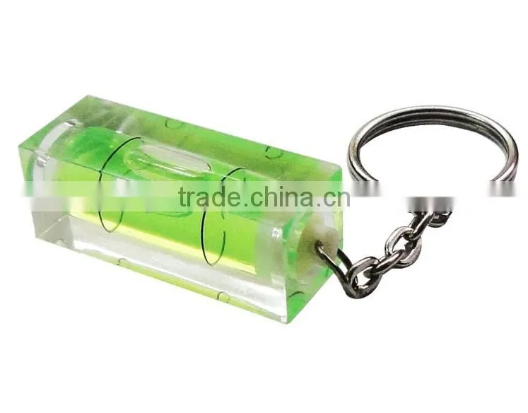 spirit level -black base,1 bubble level indicate level gift bubble key chain spirit level