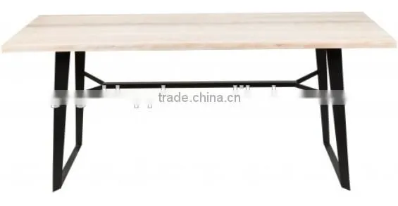 Modern solid wood dining table design, wood rustic dining table