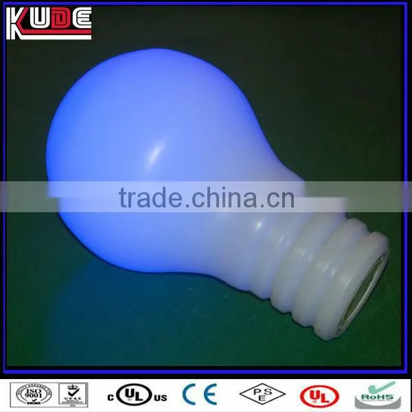 LED coloful decoration light bulb shape lamp led decorative table lamp rechargeable led table lamps