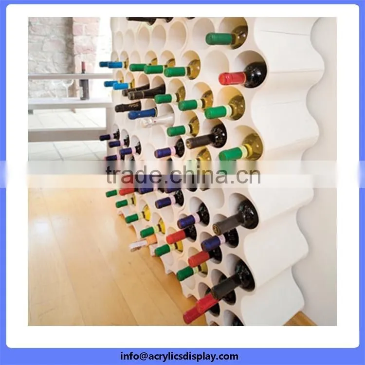Cost price First Grade modern acrylic wine display stands