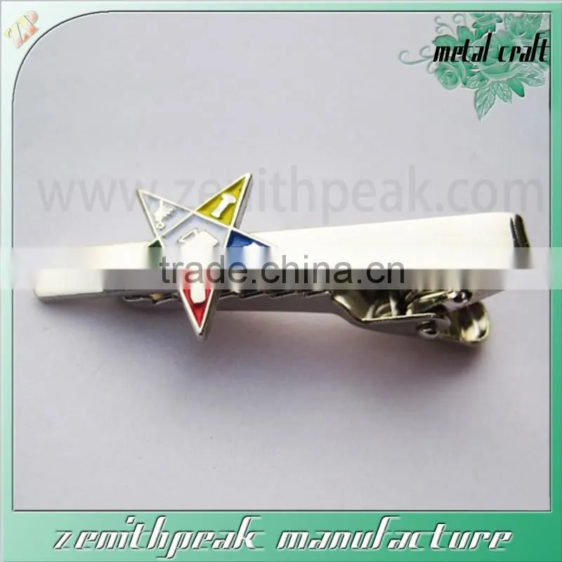 Factory direct sales metal skull tie clip/metal skull tie pin/metal skull tie bar