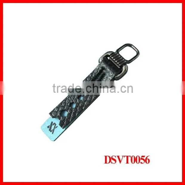 Custom high quality cheaper wallet leather zipper puller