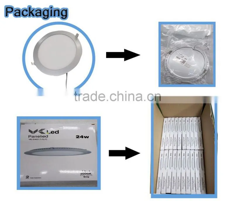 12w Plastic Panels CE RoHS Certificated Ultrathin LED Panel Light