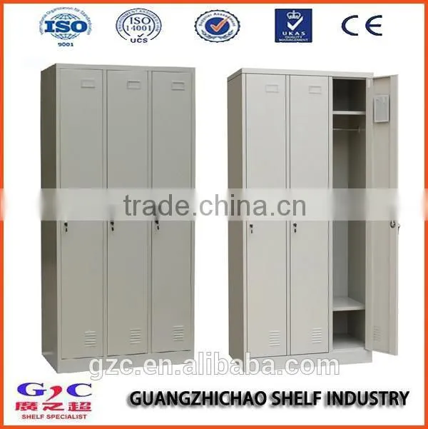 3 Door Steel Wardrobe Lockers
