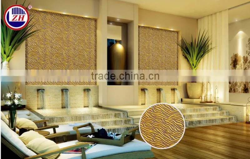 high quality MDF base material 3d wallpaper