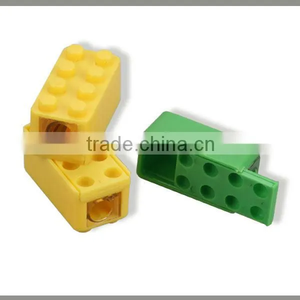 Mini Building Block Shaped Pencil Sharpener