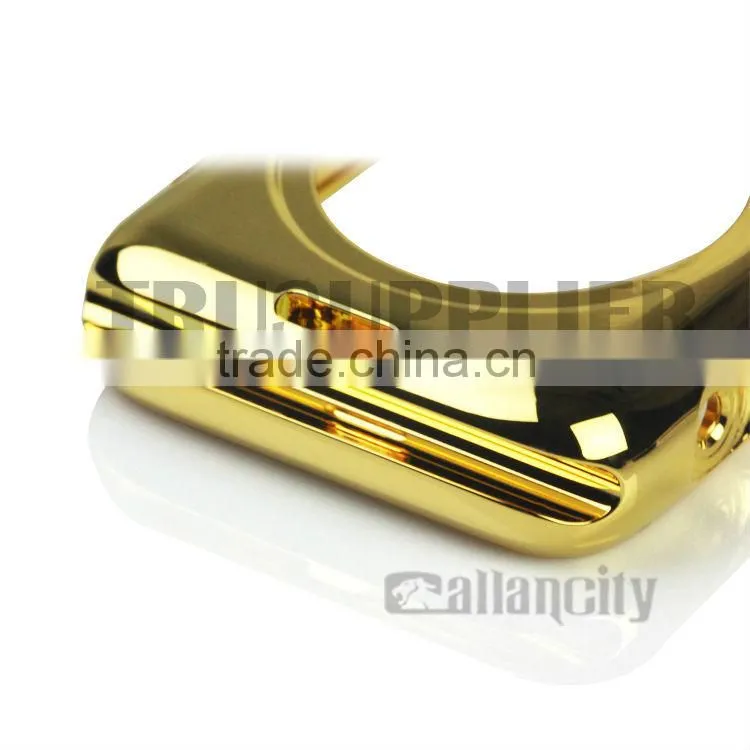 Best quality and most popular 24kt gold plated stainless steel housing replacement for apple watch