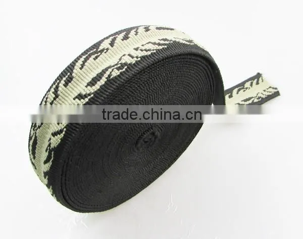 fashion pattern 30mm plain home textile used custom pp webbing