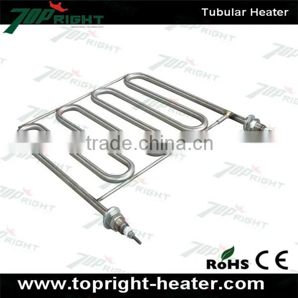 Topright-made 3kw industrial finned tubular heater water heating element