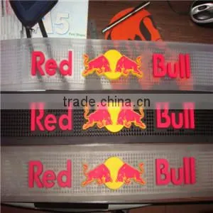 Large Size Logo PVC Bar Counter Mat For Drinkware Series