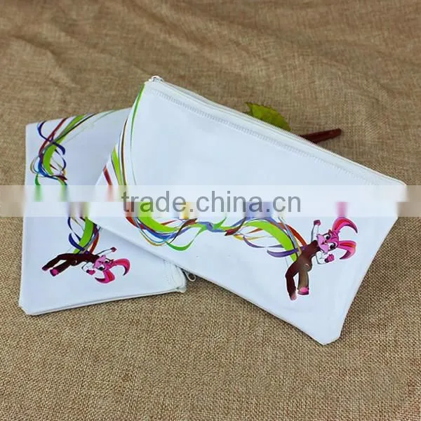 High Quality Cotton tote Bag/outside zipper cotton canvas tote bags