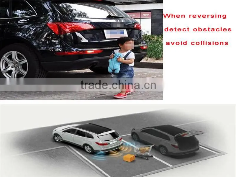High quality back up led universal car parking sensor with 4 probes for car reversing